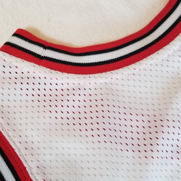 Men's Mitchell & Ness Michael Jordan White Chicago Bulls Rookie Authentic Jersey - Picture 10 of 12